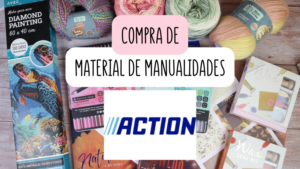 Compra de material de manualidades en Action