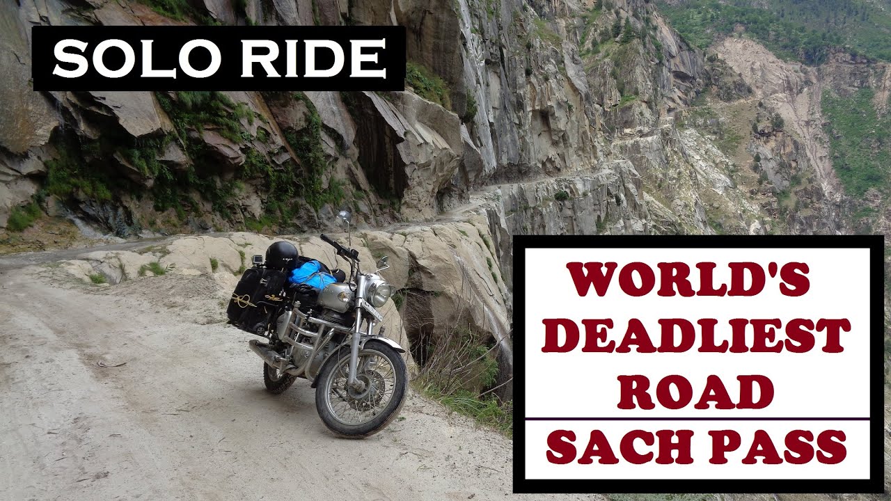 Solo ride to World's Deadliest Road - Sach Pass | Katra - Killar - Kasol | Ekla Chalo Re