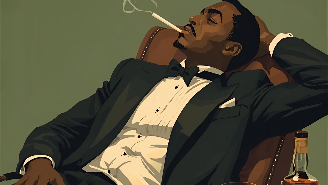 Rain at 2 A.M. 1950s Film-Noir Jazz | Smoky Trumpet, Melancholic Piano, Night Mood