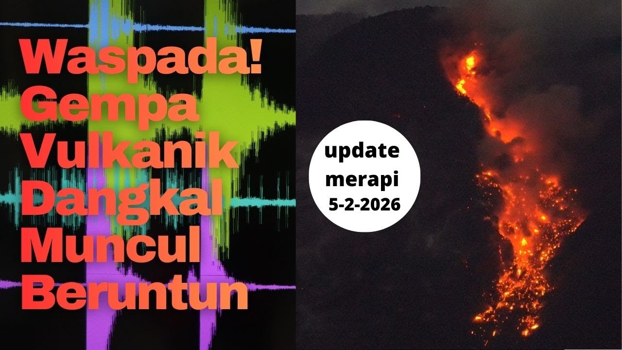Внимание! В районе Мерапи вновь произошли неглубокие вулканические землетрясения.