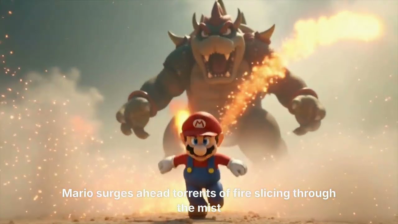 M-Mario and the Battle Ignites Starforge Saga AI Cinematic Chapter 3 of 4