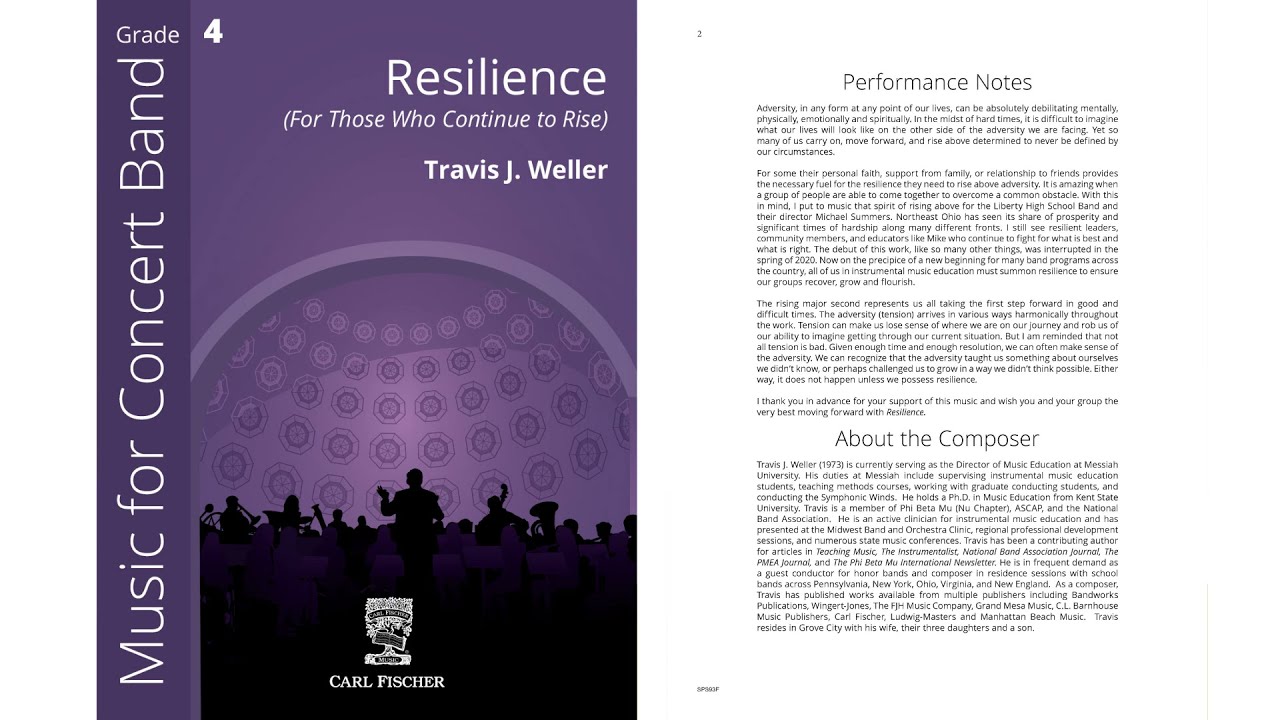 Resilience (SPS93) by Travis Weller