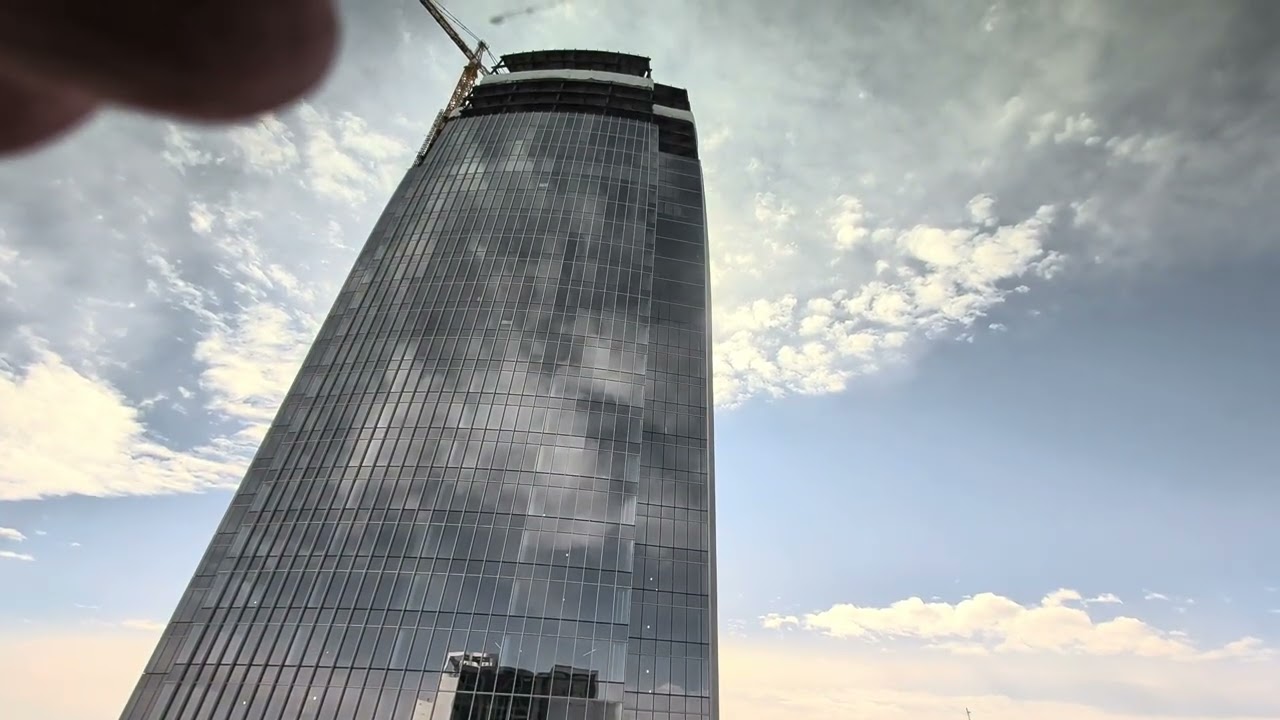 Wednesday construction update on the Mutual of Omaha Tower