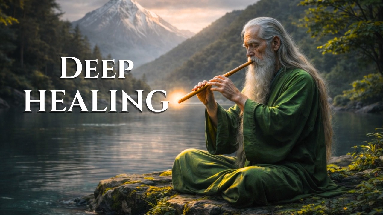 432Hz,417Hz  Tibetan Flute | Deep Meditation & Stress Relief