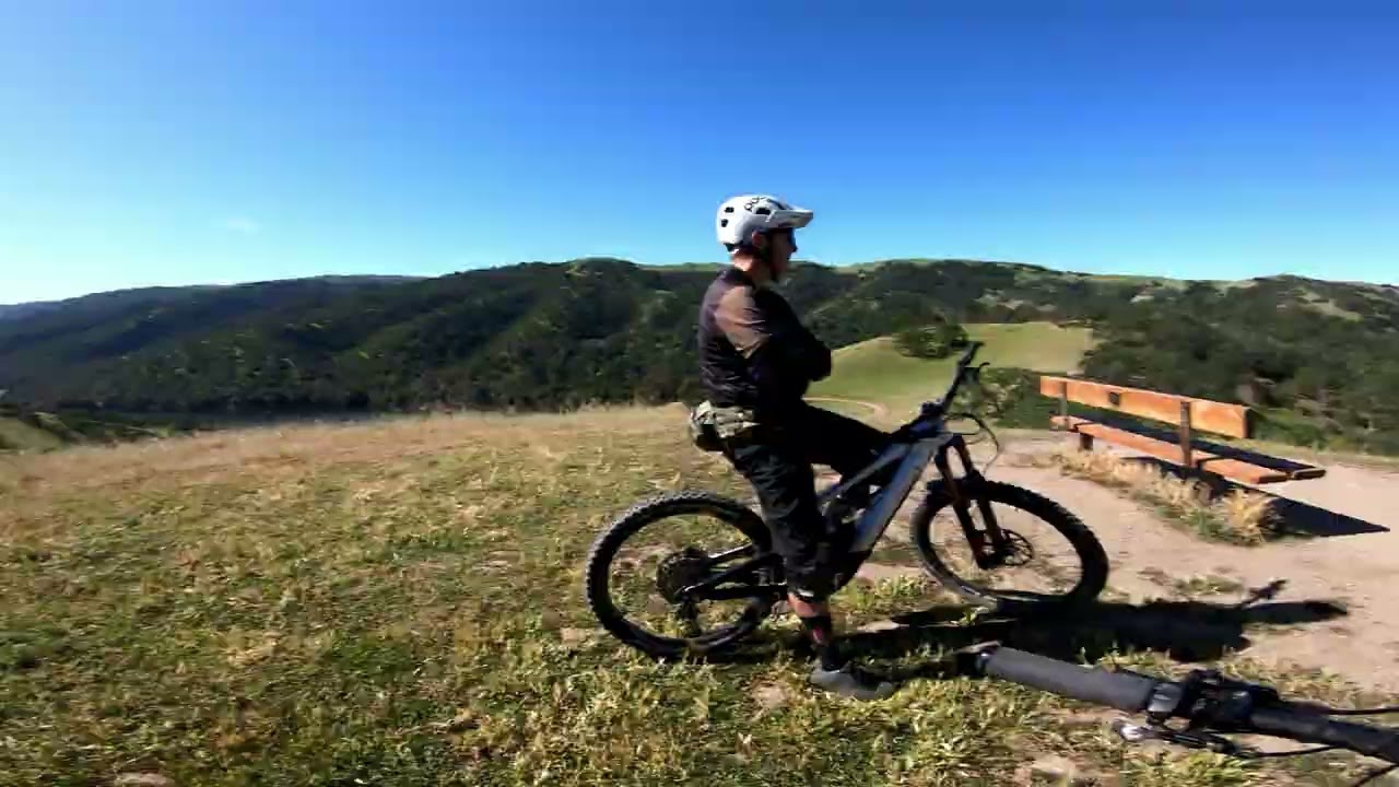E-mountain biking at Del Valle