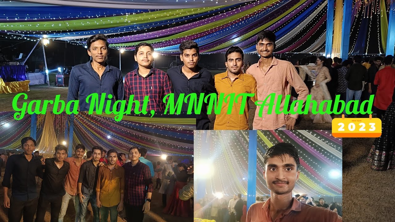 Garba Night 2023 MNNIT Allahabad ❤🤩||Vlog