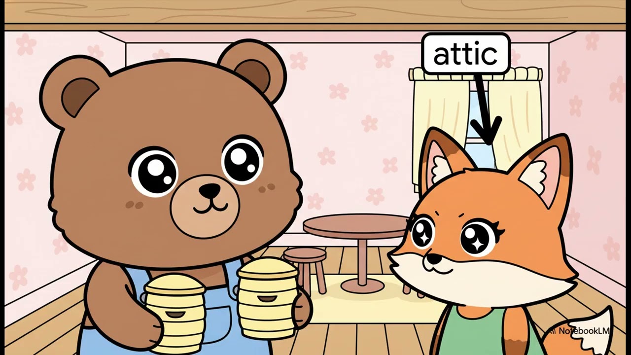 The Fox, the Bear, and the Honey 🍯 Animated Fairy Tale 🌟