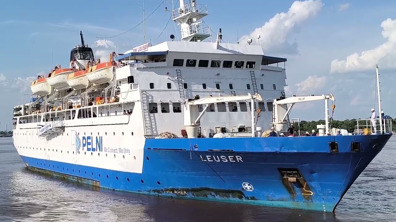 @sampit_shipspotter KM LEUSER tiba dan sandar sampit, 14 maret 2026 