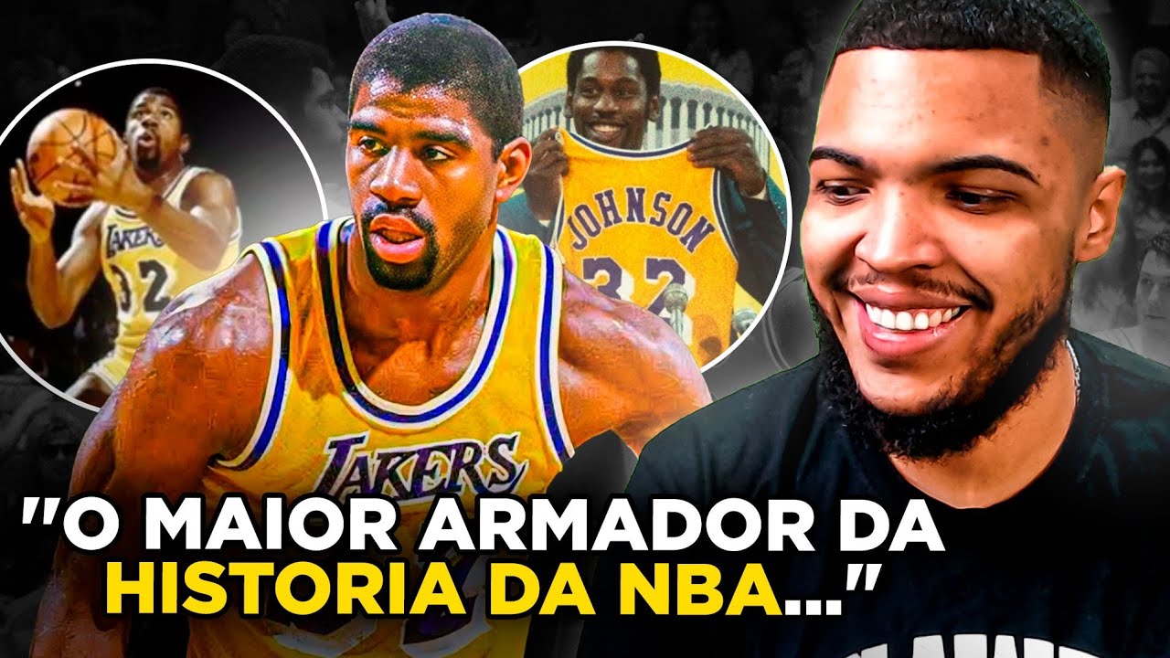Magic Johnson: O LENDÁRIO ARMADOR SHOWTIME! | REACT DO JOTA
