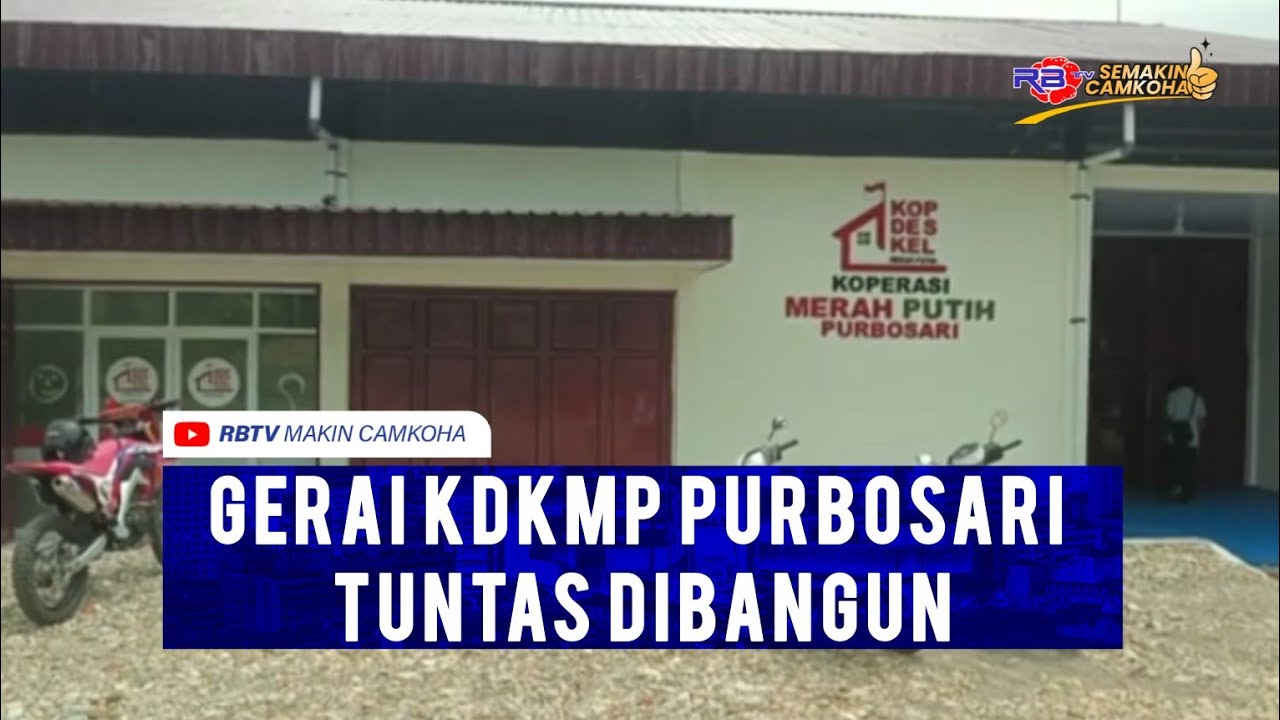 Selesai Dibangun, Gerai KDMP Desa Purbosari Menanti Difungsikan