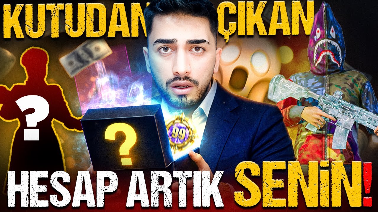 KUTUDAN &Ccedil;IKAN HESAP SENİN OLUR! (2 BAPE SET &Ccedil;IKTI!) | PUBG Mobile