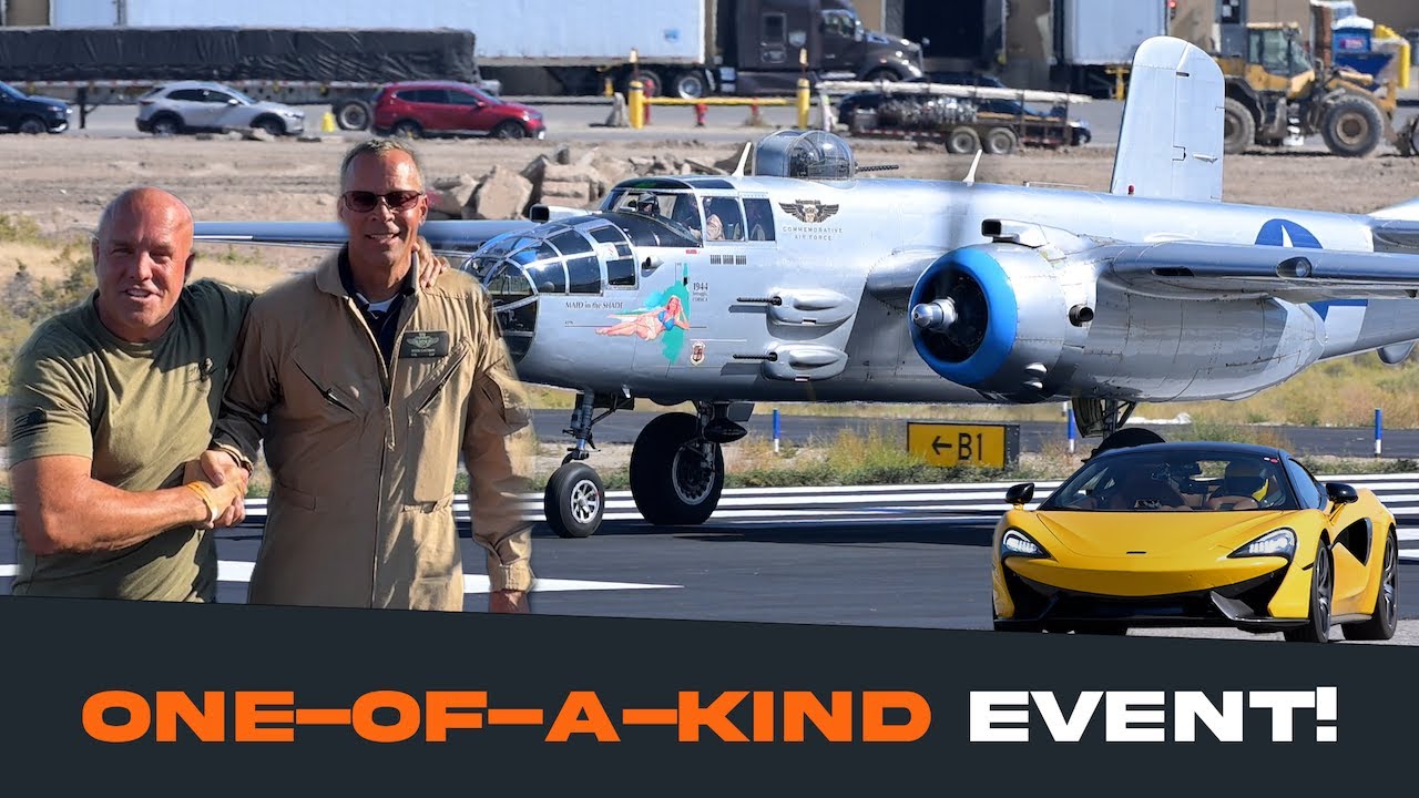 Drag Racing Cars Down a Runway! Wings and Wheels 2024 Spanish Fork Utah