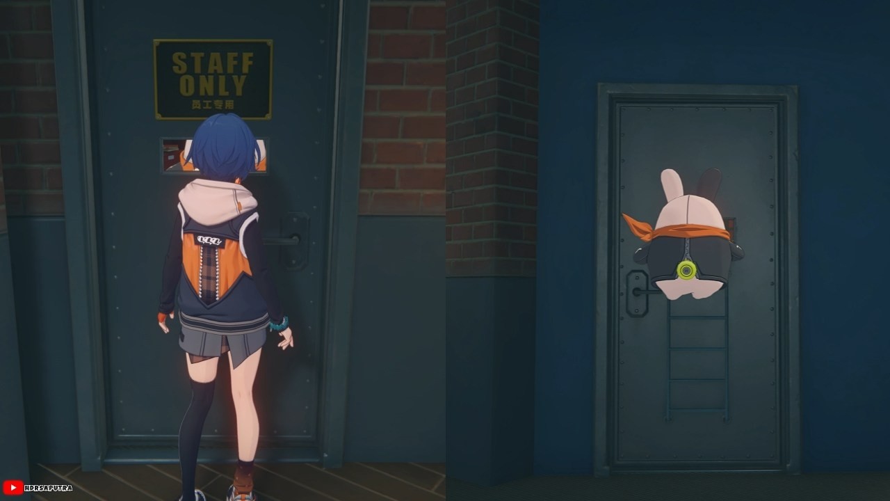 So this is how bangboo 6 opens the Random Play staff room door
