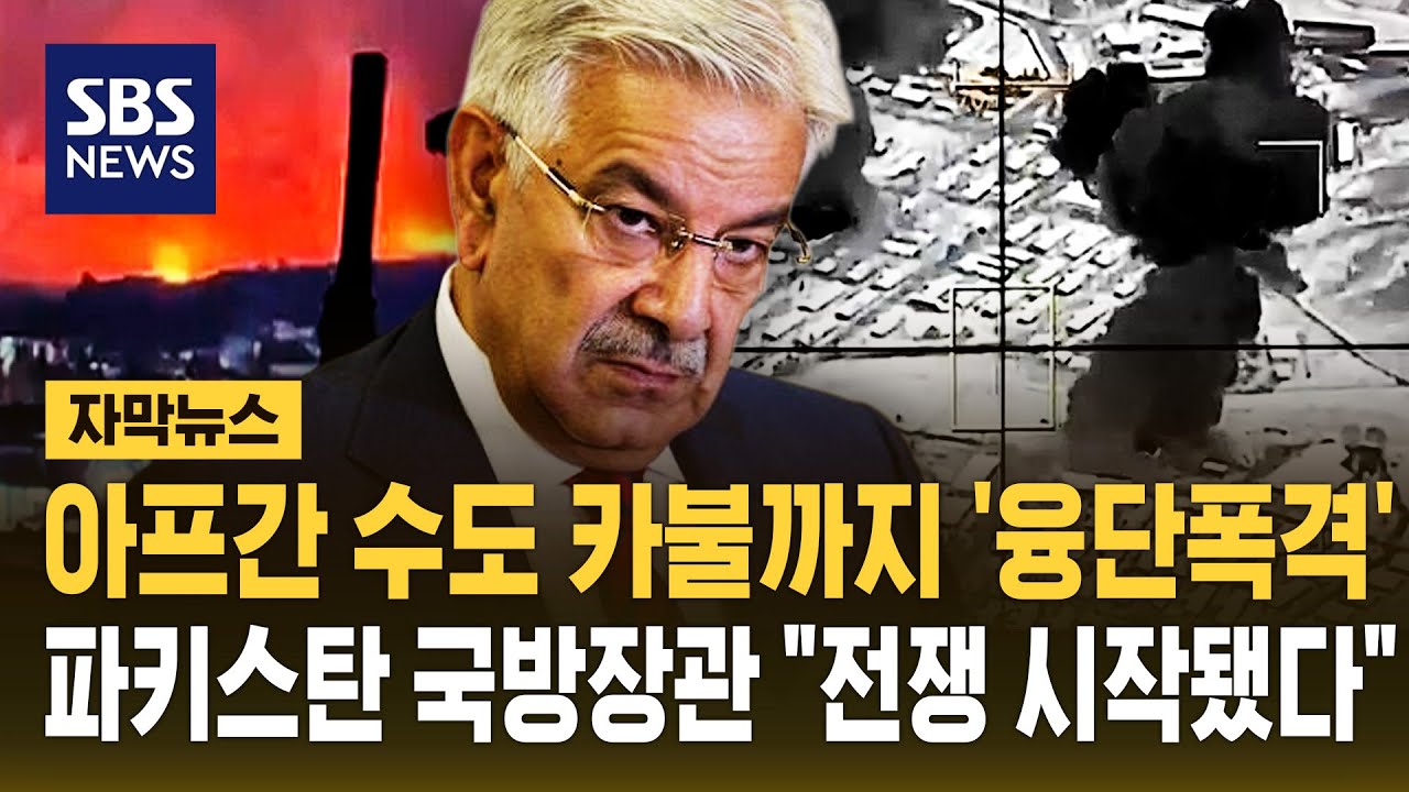 아프간 수도 카불까지 '융단폭격'…파키스탄 국방장관 