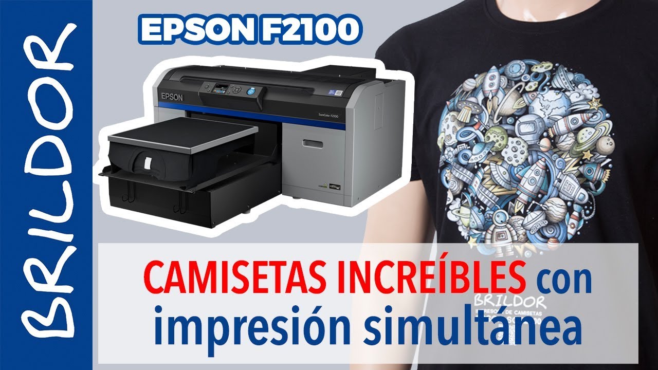 CÓMO IMPRIMIR CAMISETAS espectaculares con tu F2100