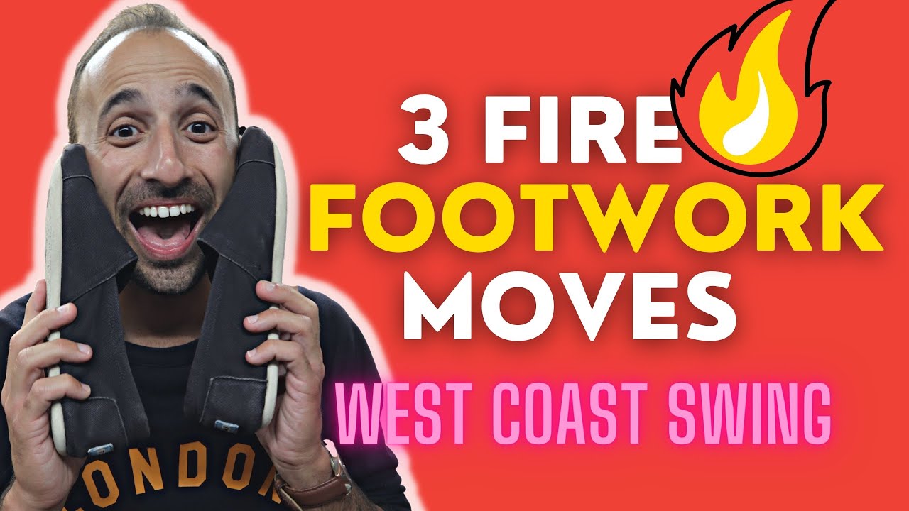 3 FIRE Footwork Moves! 🔥 Leaders & Followers // West Coast Swing