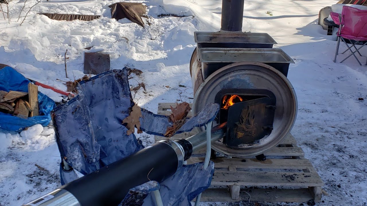 We Added a Fan to Our 55 Gallon Drum Maple Syrup Evaporator.