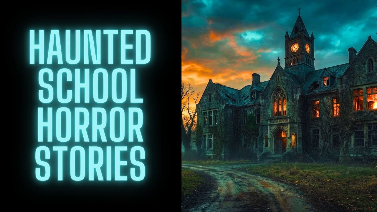 TRUE Stories of HAUNTED SCHOOLS in the Rain for Relaxation, Study, Sleep