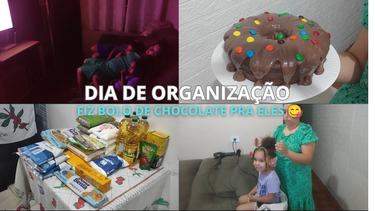 Dia de organização aqui || o bolo ficou uma delícia 😋