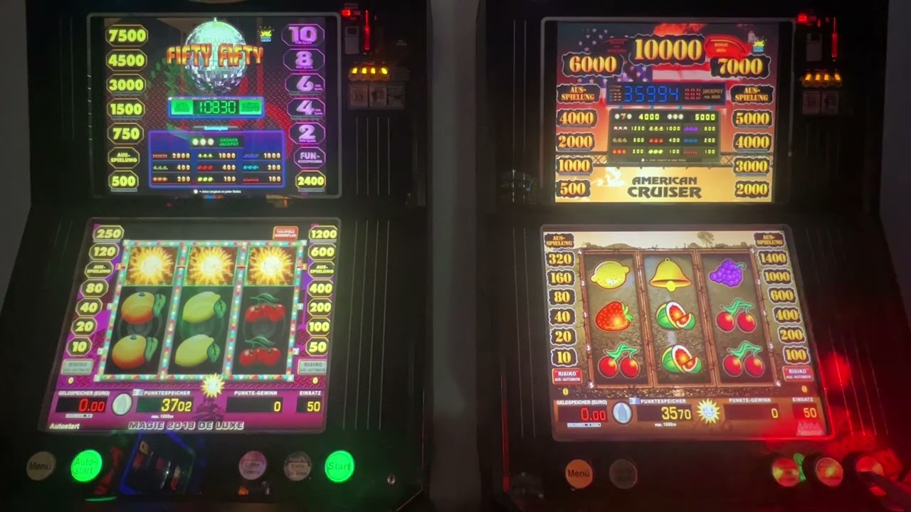 👉😁🔥Merkur Multi FiftyFifty American Cruiser Goldstar gezockt Spielhalle Casino Geldspieler Slot🔥😍💪
