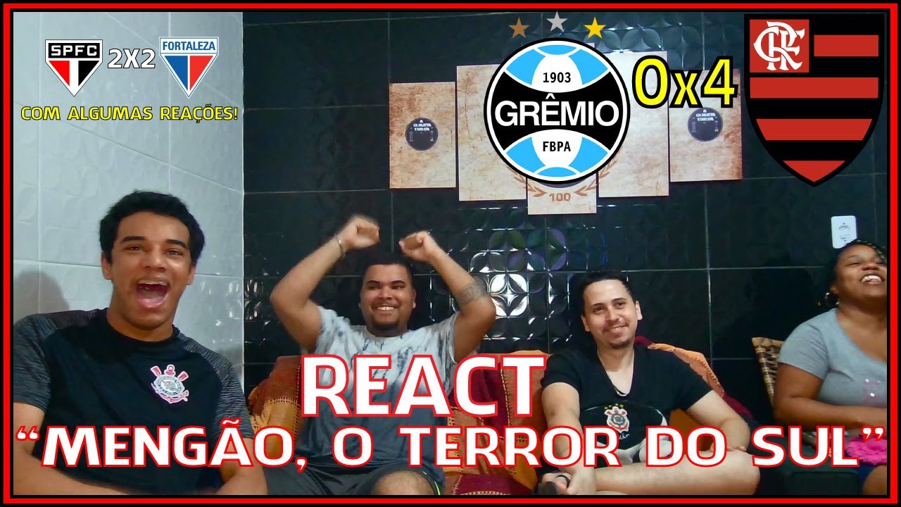 REACT GRÊMIO 0X4 FLAMENGO | QUARTAS DE FINAL COPA DO BRASIL 2021