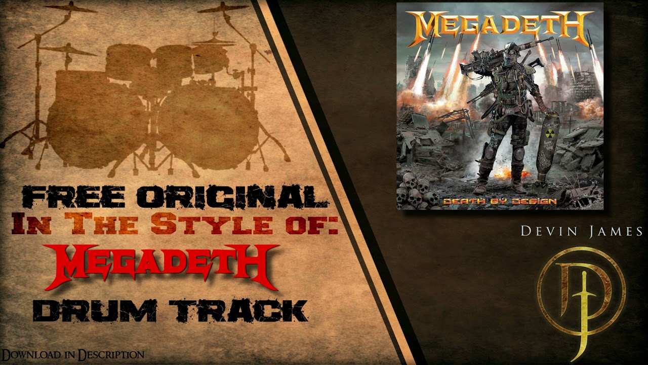 Megadeth Styled Free Original Drum Track - 177 BPM (FREE DOWNLOAD)