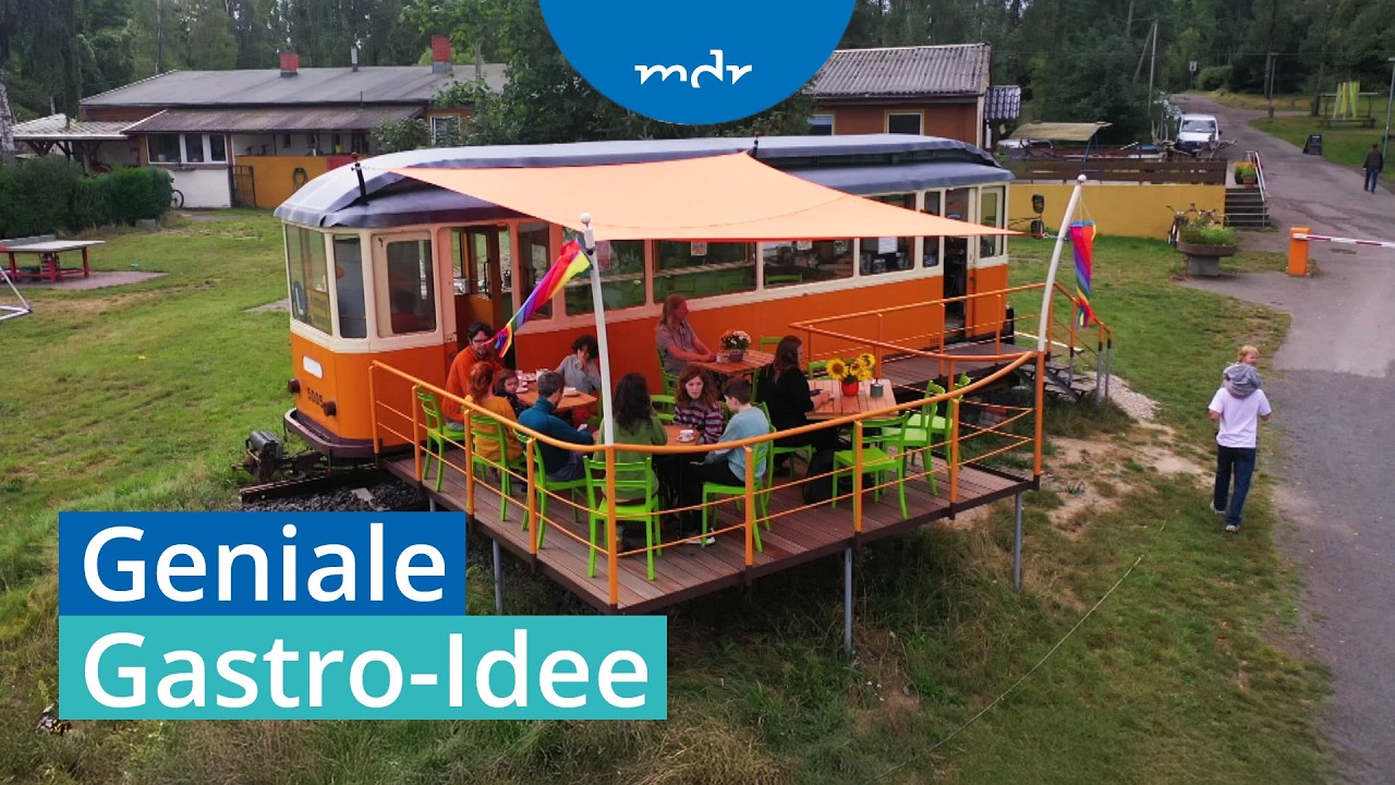 Alte Straßenbahn wird zum Campingplatz-Café | MDR um 4 | MDR