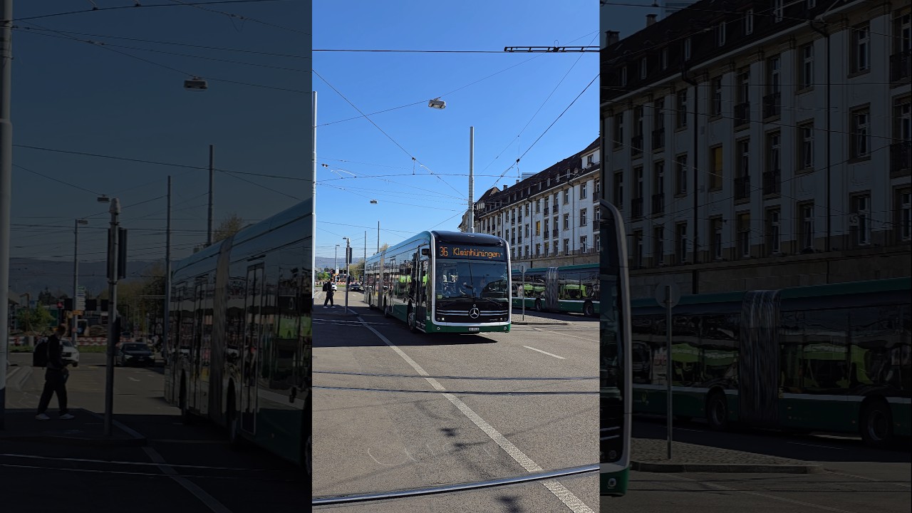 Bus3️⃣6️⃣in Basel Switzerland🇨🇭