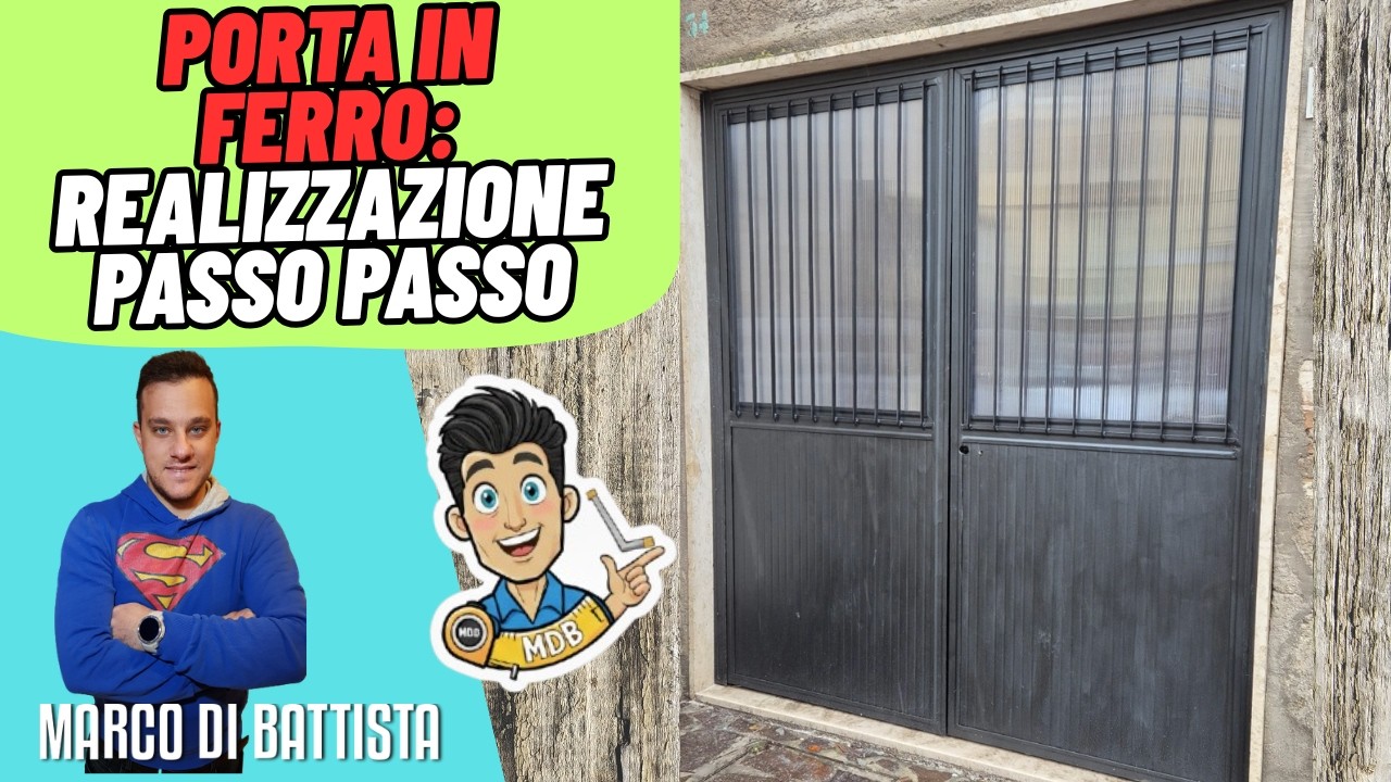 VUOI REALIZZARE UNA PORTA IN FERRO SICURA E PROFESSIONALE! GUARDA COME HO FATTO IO!