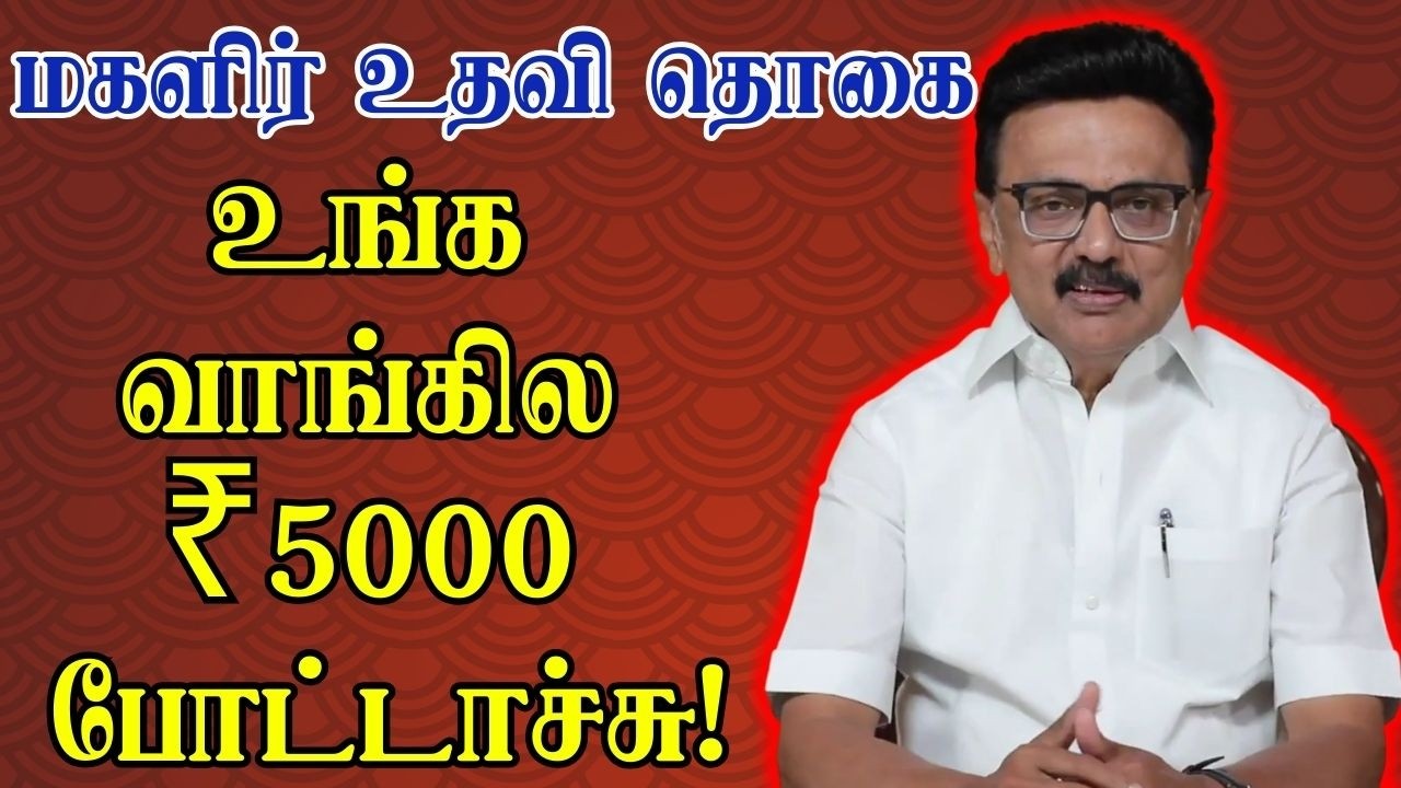 🎁  மகளிர் உரிமை தொகை  இன்று ₹5000 வந்தாச்சு! 😍₹5000 Credit Explained | Stalin Scheme Update 🚀