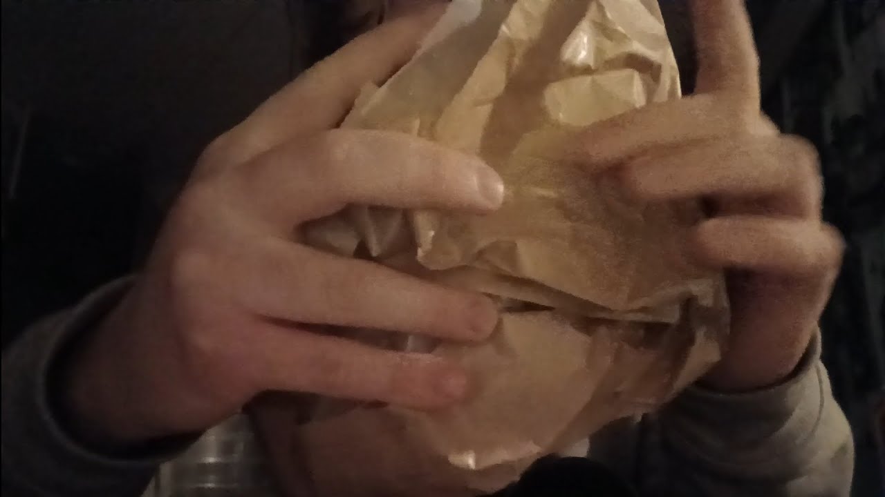 A normal boy studies aerodynamics of bread packages (asmr)