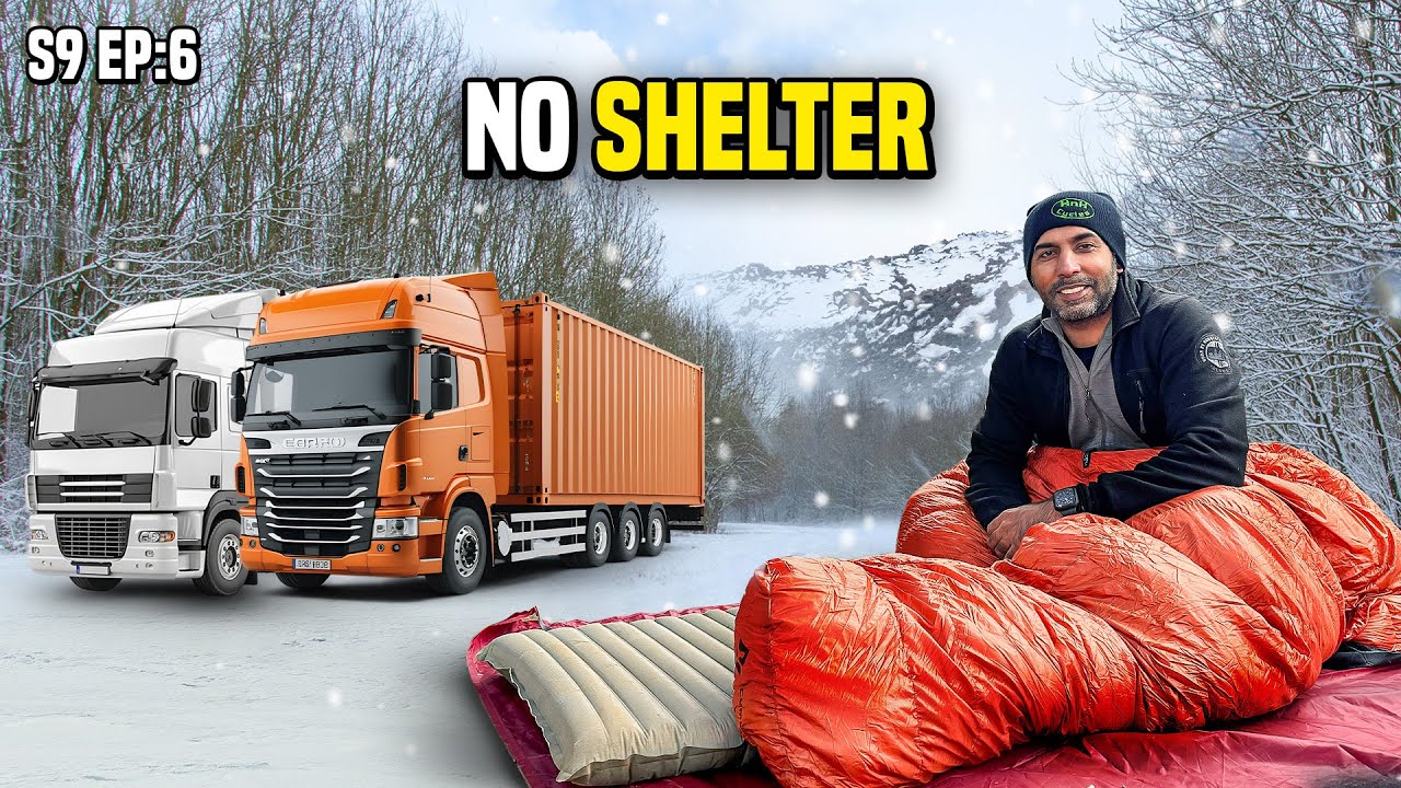 RESCUED by Truck Drivers in Cold and Rainy Alaska S9 EP 06 | Pakistan to Americas Motorcycle