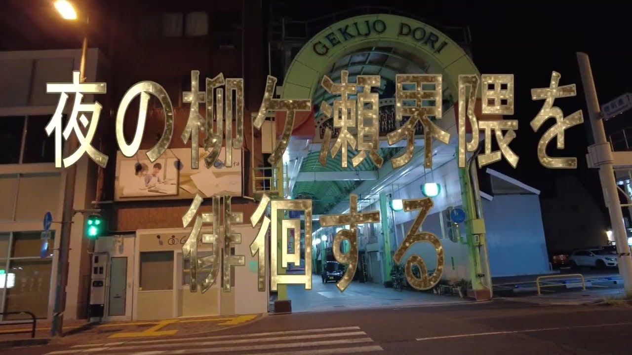 夜の柳ケ瀬商店街と御浪町発展街