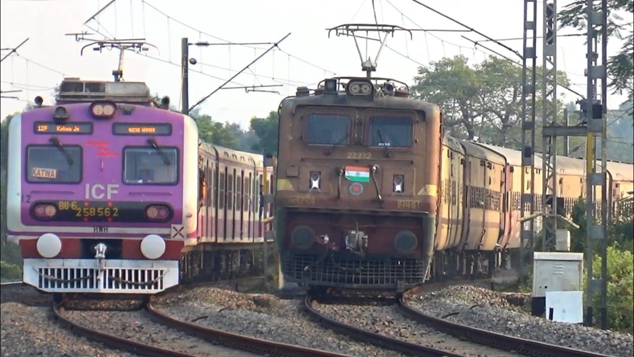 🔥DANGEROUS 130 v/s 110 KMPH [TEESTA TORSA + INTERCITY EXPRESS] TRAIN ACTION | FURIOUS 90° CURVE | ER