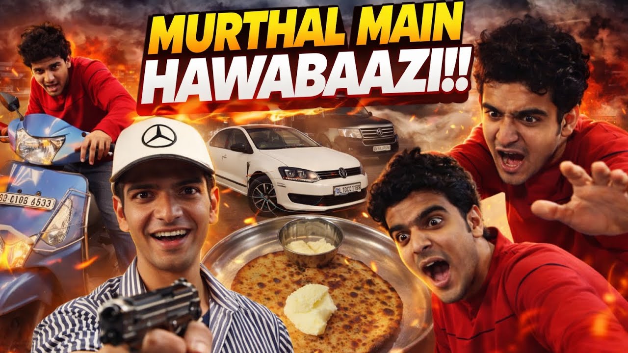 Murthal Main Hawabazi 😂 | Amrik Sukhdev Food + Full Masti Vlog