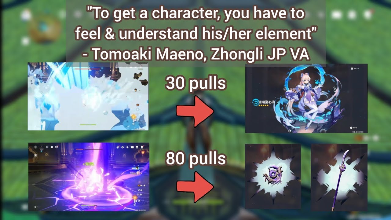 Actually Works!? Zhongli JP VA Tomoaki Maeno 'Invented' Fun Gacha Ritual | Genshin Impact [ENG Sub]