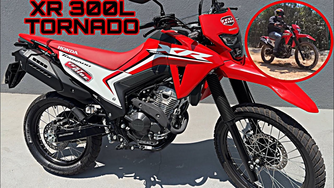 TESTE RIDE COMPLETO NOVA HONDA XR 300L TORNADO 2025 - VAI BEM NO ON ROAD E MELJOR AINDA NO OFF ROAD