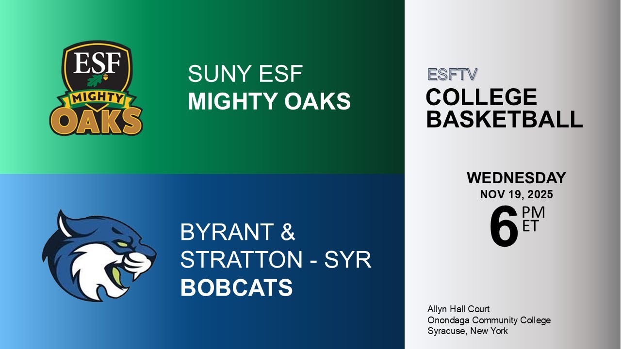 ESFTV College Basketball - SUNY ESF v. BRYANT AND STRATTON - SYR