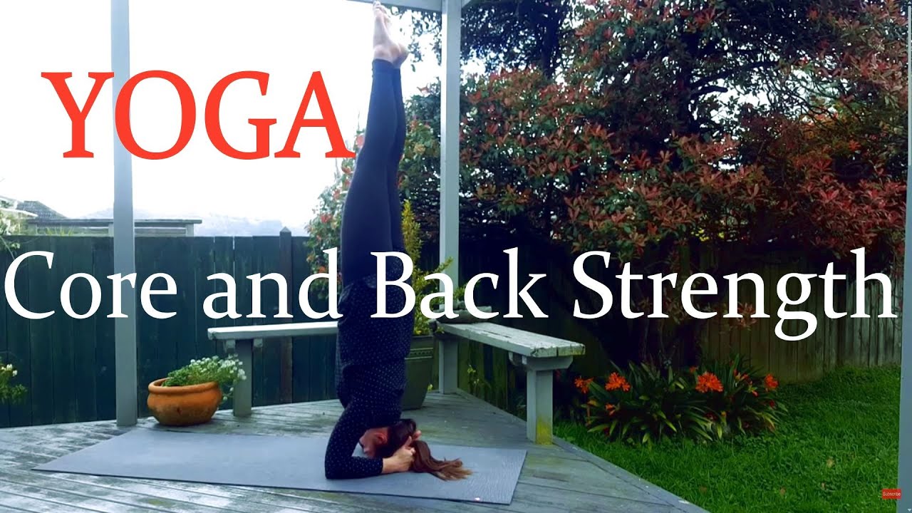 Yoga for Core and back strength. Back pain instant release. 