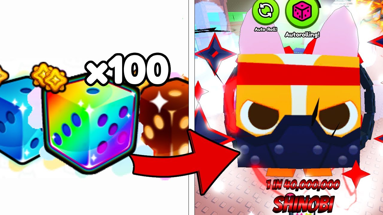 I Opened 100+ 10,000,000% Lucky Dice & Got LUCKY..🍀(Pet Simulator 99 RNG Part 2)