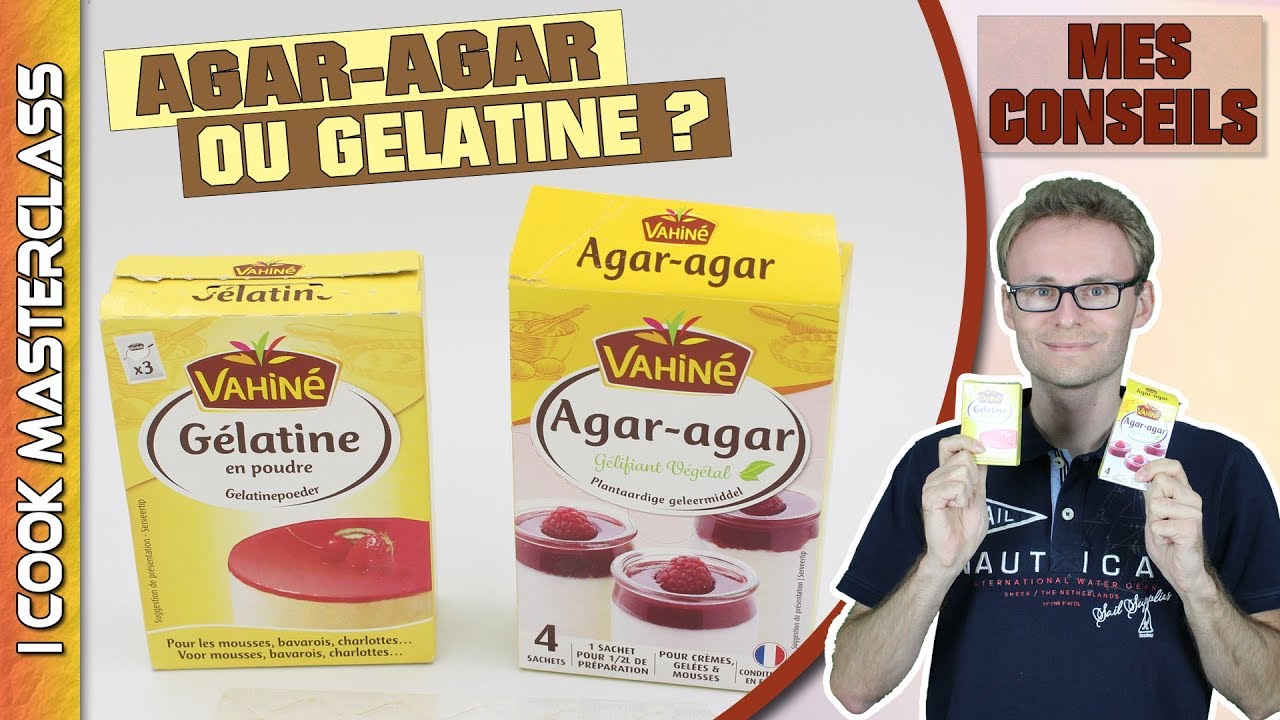 ✅ Comment bien choisir entre l'agar-agar et la gélatine ? Tous mes conseils sur ces 2 gélifiants !