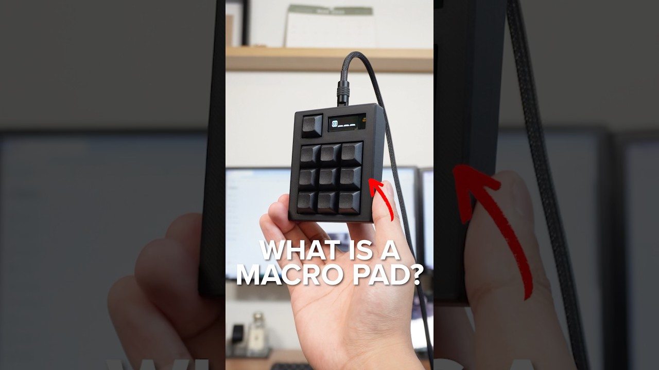 This is a macro pad 😤#tech #mechanicalkeyboard #techcompany #macropad #techtok #startup