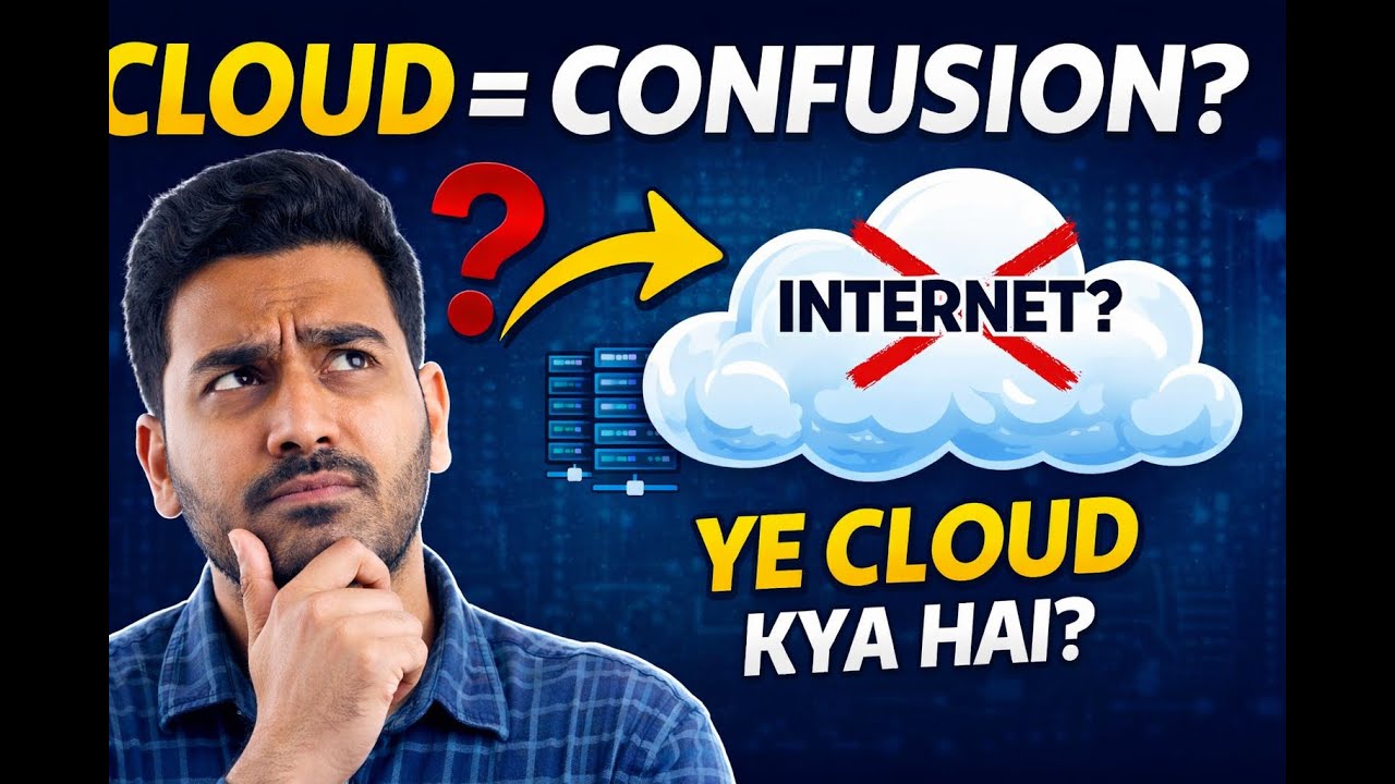 &ldquo;What is Cloud Computing? | Beginners ke Liye Cloud in Hinglish ☁️&rdquo;