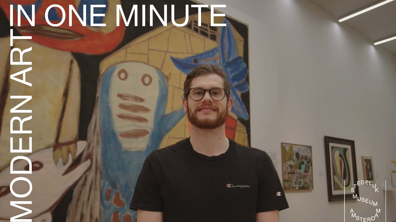 MODERN ART IN 1 MINUTE - Rondleider Boaz Blume over Karel Appel's Mensen en Dieren