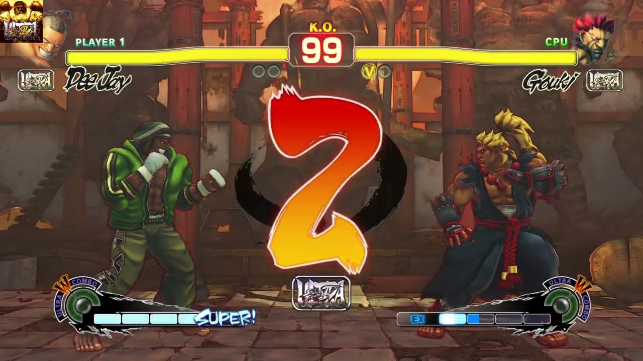 DEE JAY VS GOUKI ディージェイ対豪鬼のバトル ULTRA STREET FIGHTER IV