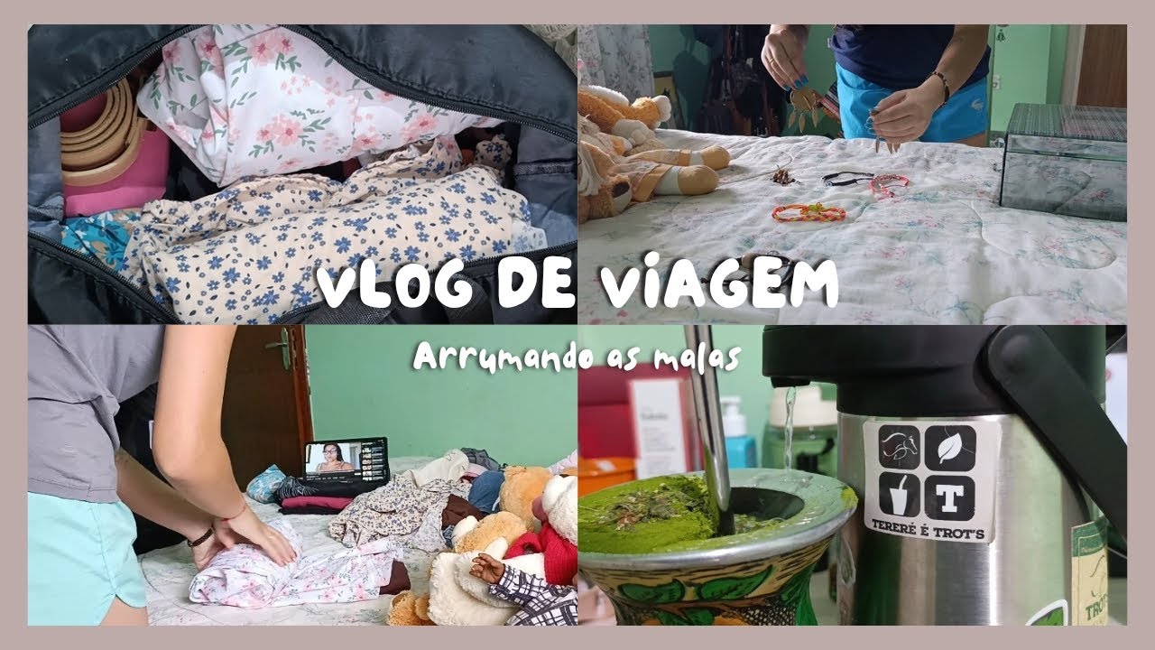 Arrumando minhas malas para viajar 🧳🚙