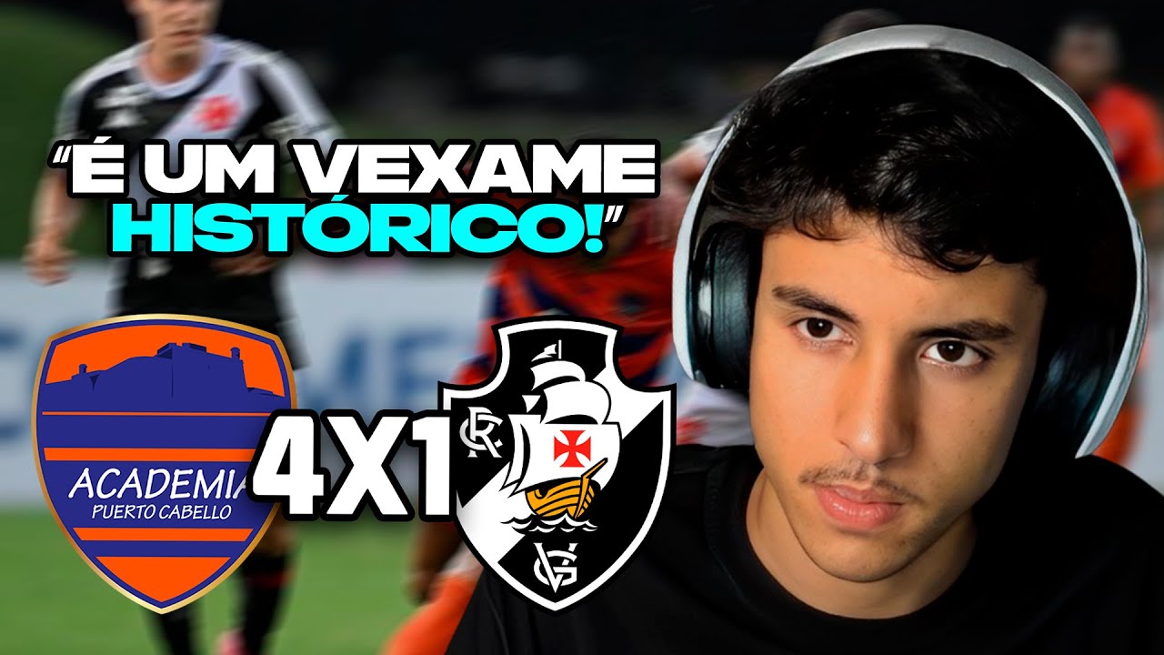 RENATO REAGE: MELHORES MOMENTOS: PUERTO CABELLO 4 X 1 VASCO  FASE DE GRUPOS CONMEBOL SULAMERICA 2025