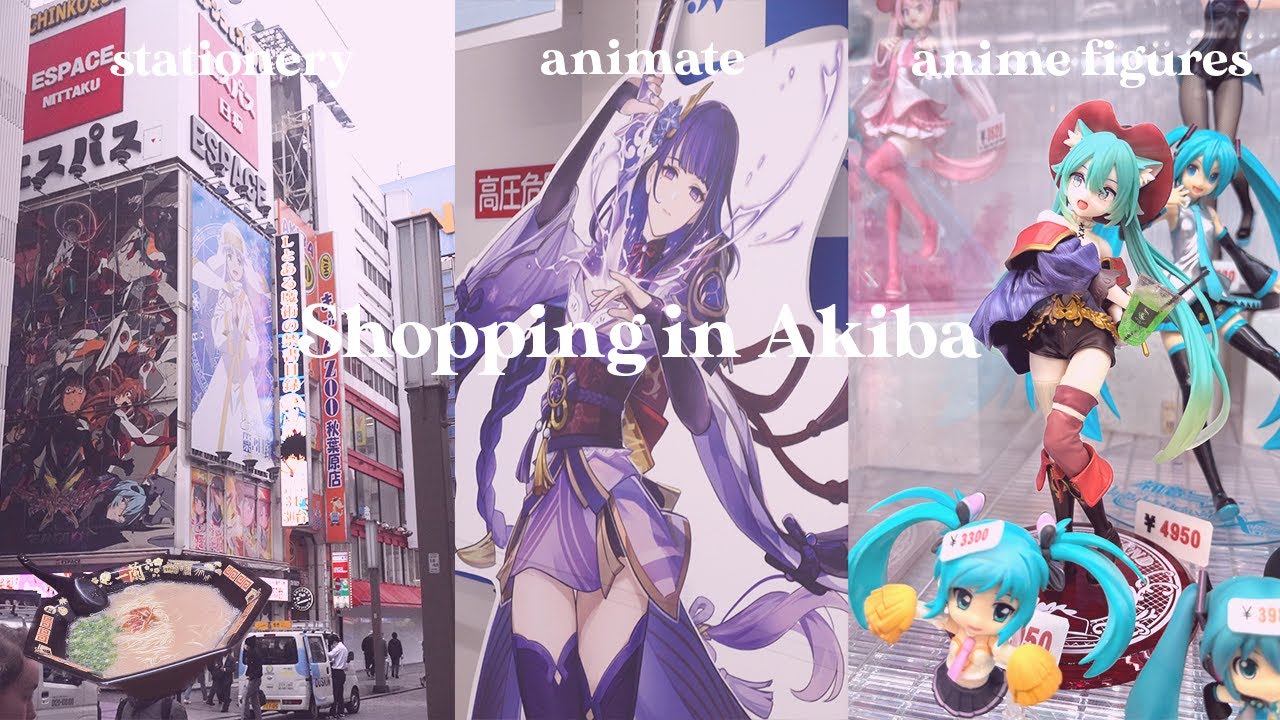 🌸 japan travel vlog 6.0: 🌸 tokyo shopping, genshin impact, animate, square enix cafe & stationery!