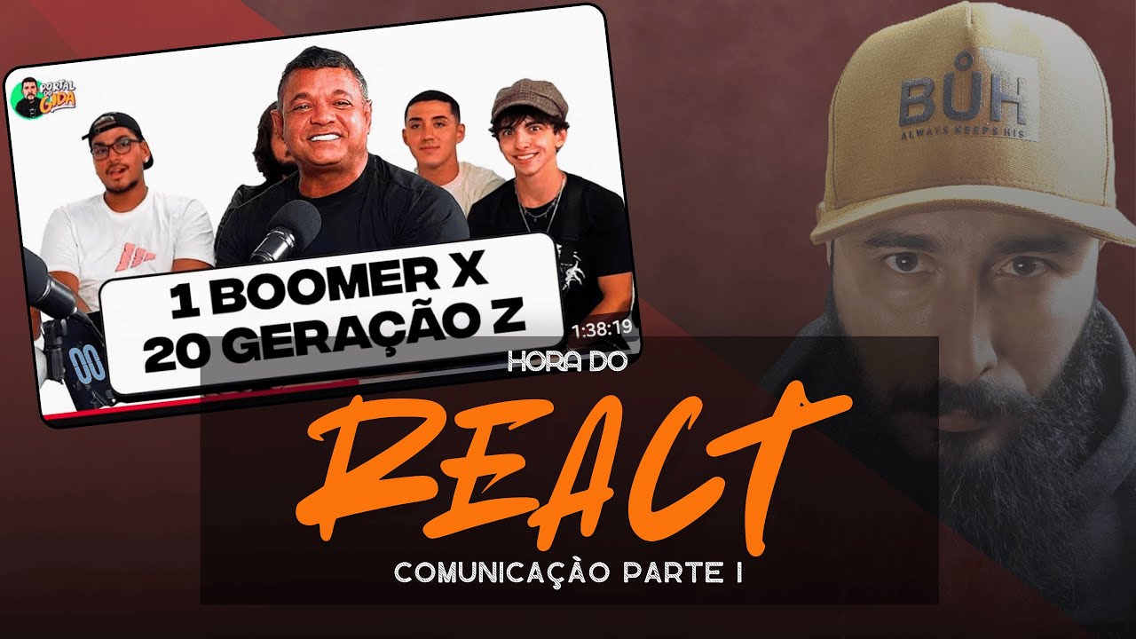 REACT  //  Debate 1 BOOMER x 20 GERAÇÃO Z