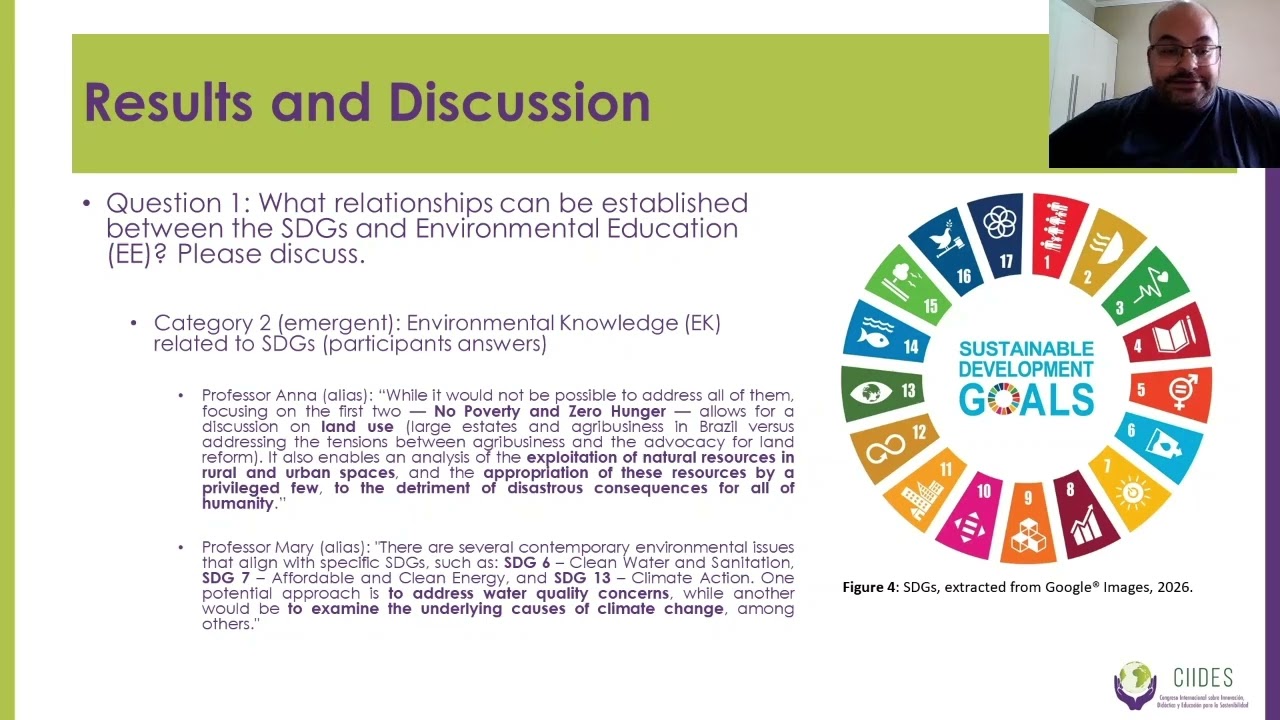 CIIDES 2026-Connections between the SDGs and EPACK domains: views of Brazilian Chemistry professors